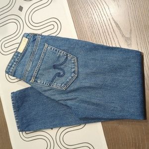 AG Faye Mid Rise Cigarette Jeans, Size 27